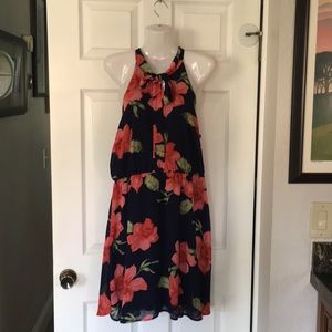 New! Papaya Floral bow tie dress